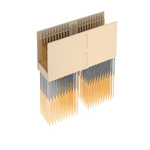 �¹�ERNI103975PCB������2mm��ֱʽ����110pin���ݴ�����2 Gbit/s
