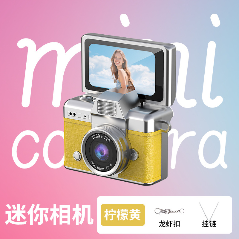 CCD cámara digital de pulgar retro estudiantes fotografía de video vlog cámara de tarjetas de pantalla portátil cámara de palma