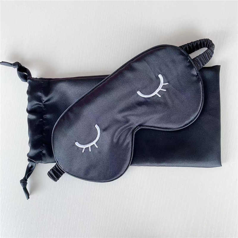 Lindo pestañas bordadas seda artificial Mulberry sueño sombreado máscara de ojo traje de fábrica en stock ventas directas