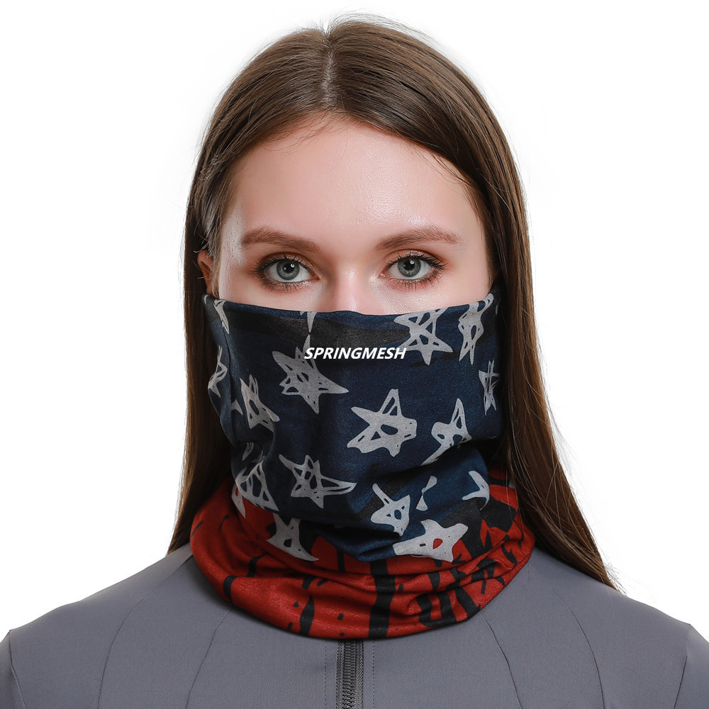Outdoor sun protection and UV protection face mask, unisex, breathable, neck-protecting, suitable for cycling, seamless magic headscarf