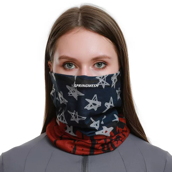 Outdoor sun protection and UV protection face mask, unisex, breathable, neck-protecting, suitable for cycling, seamless magic headscarf