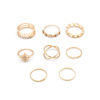 Retro set with pigtail, ring, European style, suitable for import