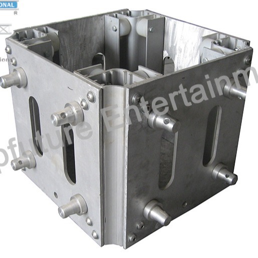 铝合金铝板方套 truss架升降系统配件 加强型方套 插销架方套