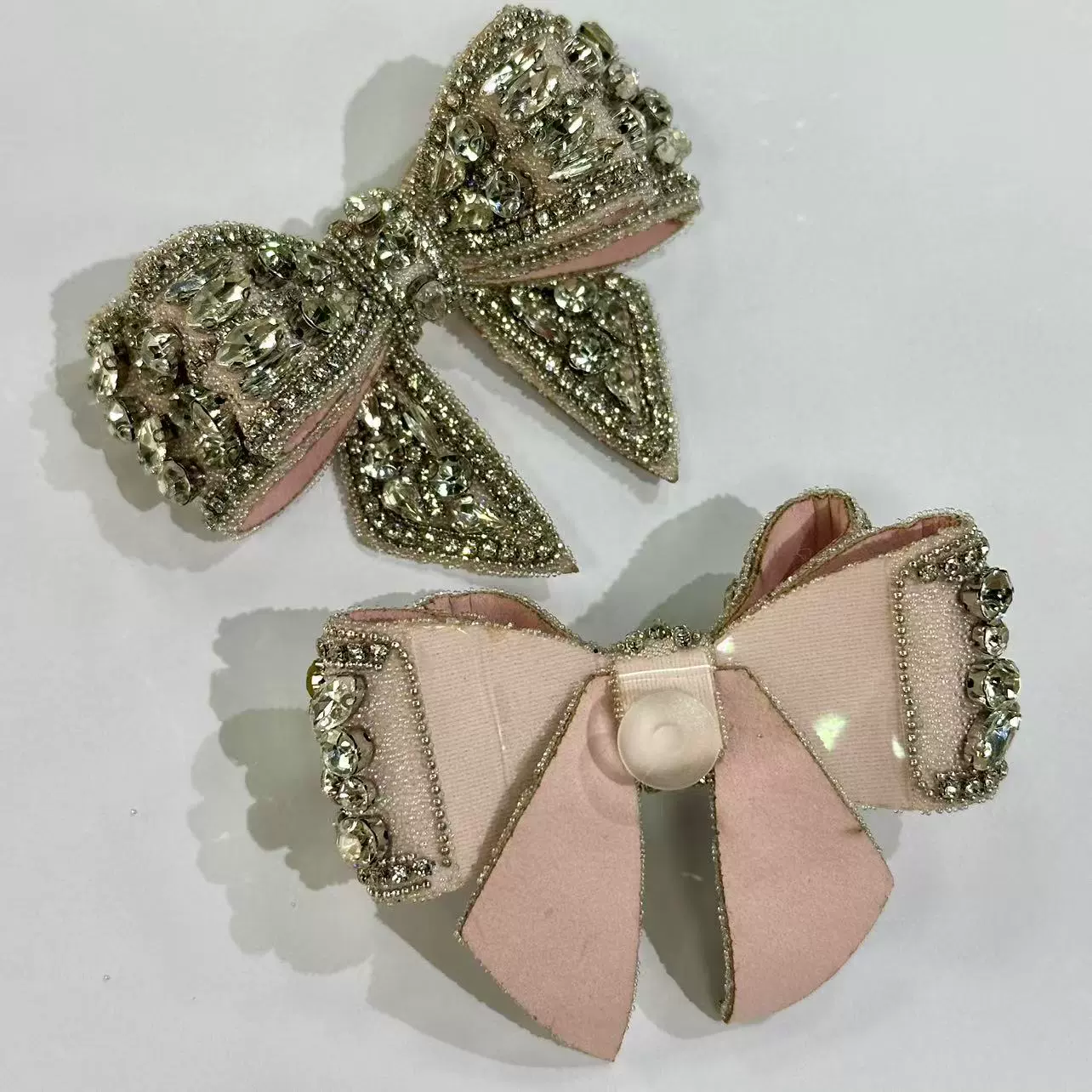 Diamond wedding shoes, brooch, DIY