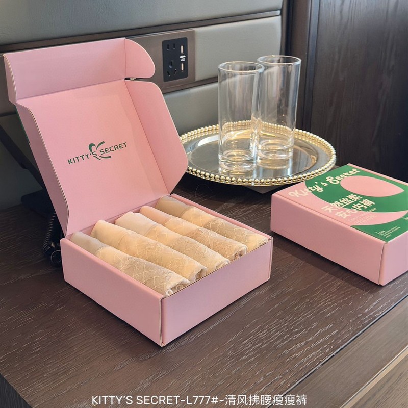 KITTY’S SECRET L777#清风拂腰瘦瘦内裤中高腰蕾丝网纱三角裤女|undefined
