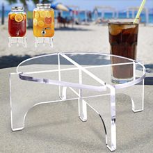 跨境透明亚克力果汁饮料分配器花瓶果盘蛋糕置物架酒吧容器支架