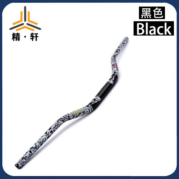 Manillar de motocicleta todoterreno de diámetro variable, grifo de aleación de aluminio de 28mm, manillar de dirección de calavera, manillar modificado