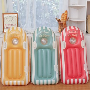 Nordic Style Surfboard Children's Thickened Water Floating Board Enlarged with Handle Swimming Floating Board Water Ski Floating Equipment