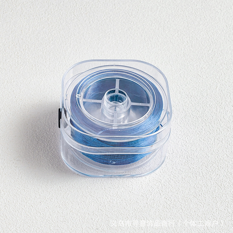 カラフルなフラットシルク弾性糸ビーズビーズ糸 diy ブレスレットロープ靱性タイトな弾性耐摩耗性ブレスレット弾性糸|undefined