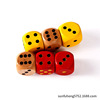 Hot -selling points Dice Dice Dice Children's Teaching Appaders Wooden Dice Game Accessories Seose 30mm