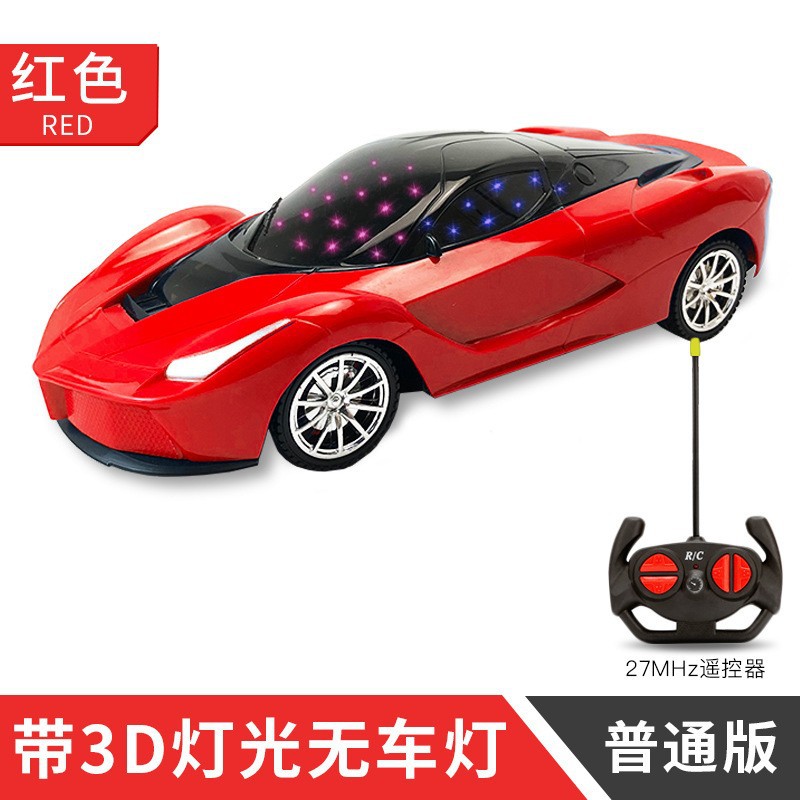 Coche de Control Remoto Todoterreno Recargable de Plástico con Luz para Niños