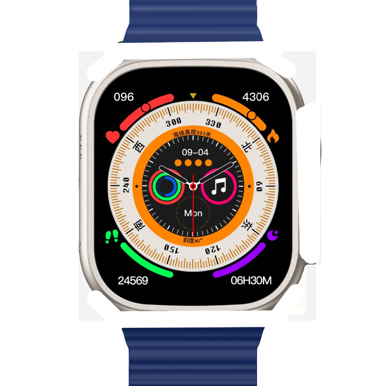 Nuevos auriculares Bluetooth del Smart Watch in-1 de i9ultra/i8ultra 2 con de alta calidad original de la correa doble