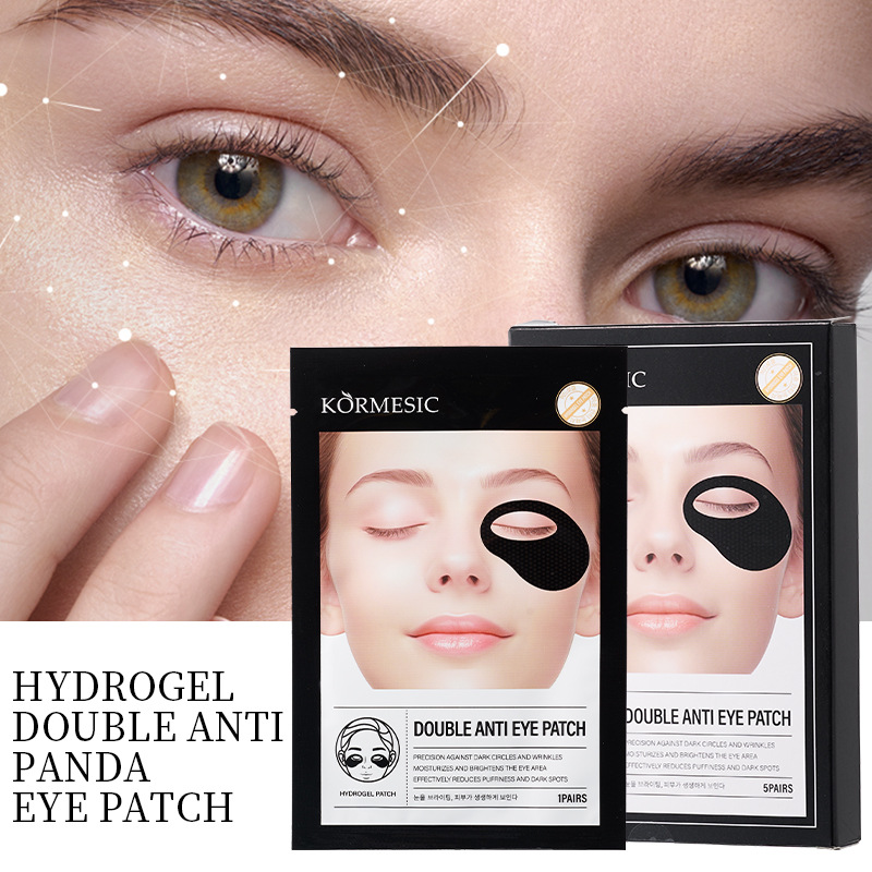 Kormesic Hydrogel Double Anti-Panda Eye Patch Eye Mask Care Cross-Border Export Manufacturer Wholesale