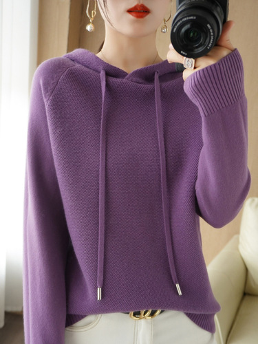 Cross-border wholesale new autumn and winter osmanthus knitting sweater for women, can be worn as a base layer or outerwear, loose and versatile