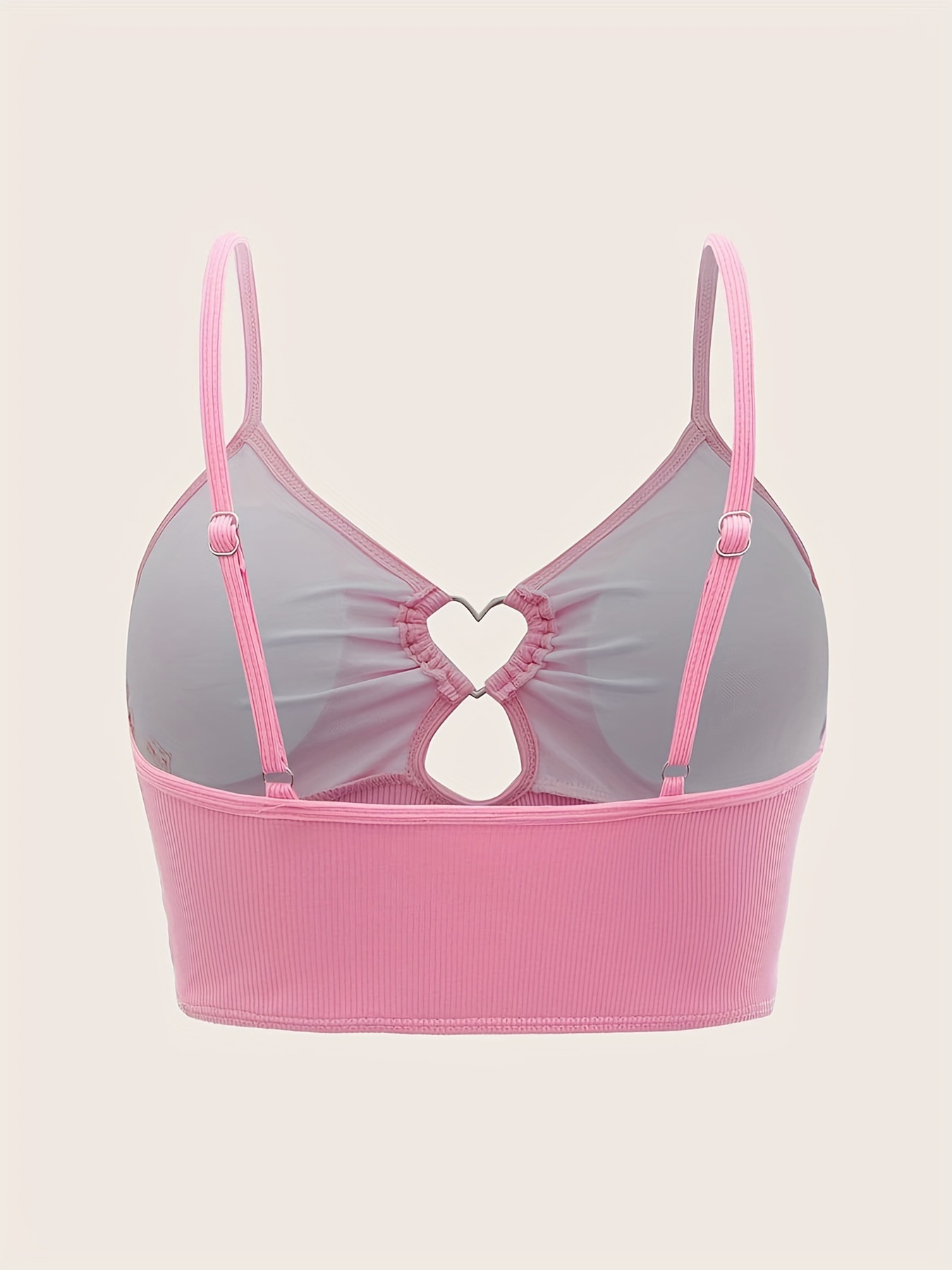 2023 nueva tira Rosa amor ropa material tankini top