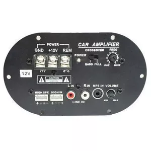 Təmiz 12V24V Avtomobil Sabvufer Avtomobil Səs Gücləndirici Lövhə Yüksək Güc