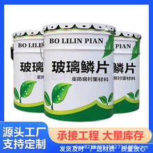 厂家供应环氧玻璃鳞片涂料抗渗透耐酸碱玻璃鳞片面漆污水池烟道