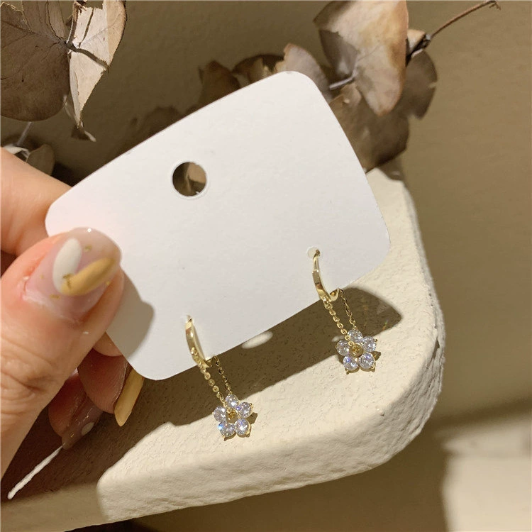 Серебряная игла, универсальные модные длинные серьги из жемчуга, серебро 925 пробы, интернет-знаменитость