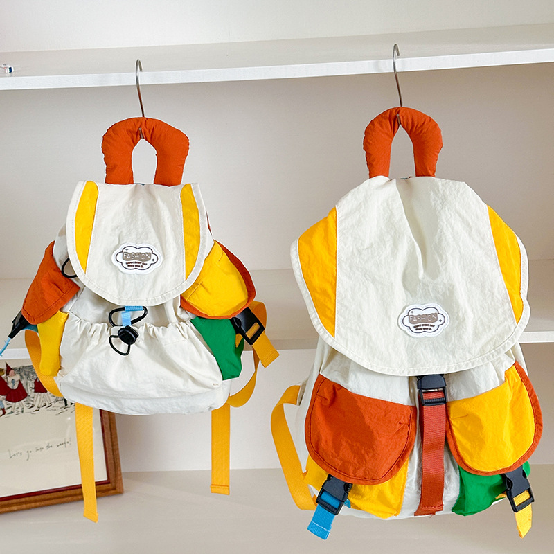 Mochila para niños y niñas de estilo occidental coreano