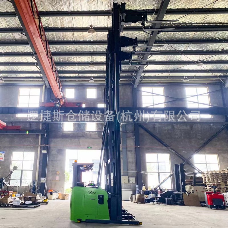 全电动三向叉车 座驾式高位三向堆垛车 窄巷道电动三向堆垛叉车