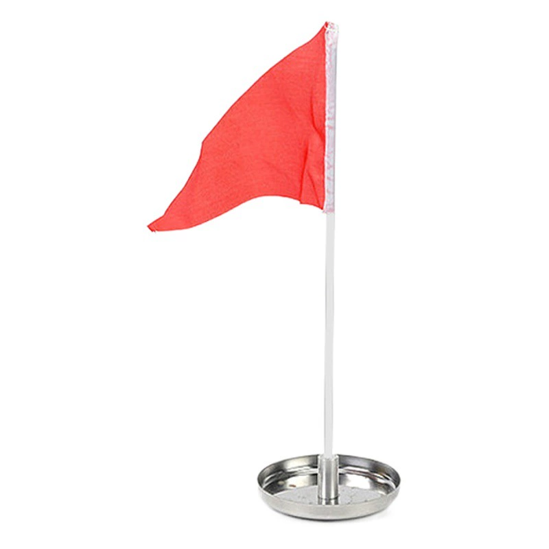 Гольф из нержавеющей стали отверстие Кубок распределения небольшой красный флаг Гольф поставок гольф металла зеленое отверстие Кубок