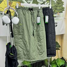 2025年冬季新款户外风夹棉半身裙女加厚保暖轻薄棉裙时尚休闲百搭