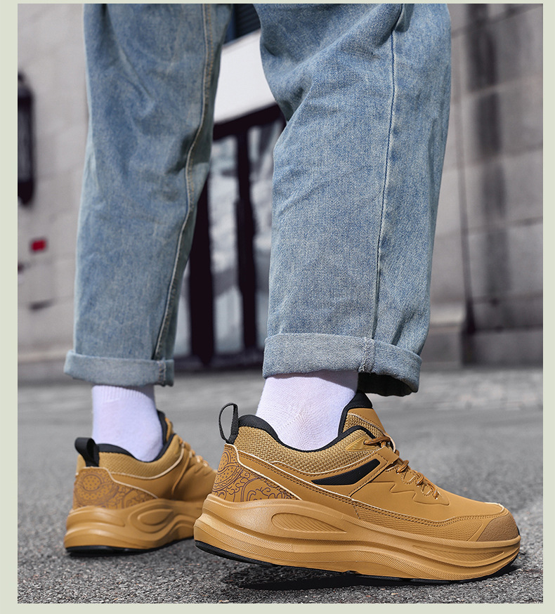 Autumn And Winter Foreign Trade Large Size 48 Lightweight Cushioned Leather Casual Men's Outdoor Sports Shoes,_vogvips.com