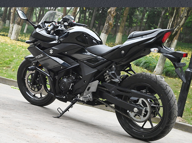 Suitable for Haojue Suzuki Gsx250R Motorcycle Crash Guard, Anti-Fall Full Surround Bumper, One-Piece Anti-Collision Racing Bar
