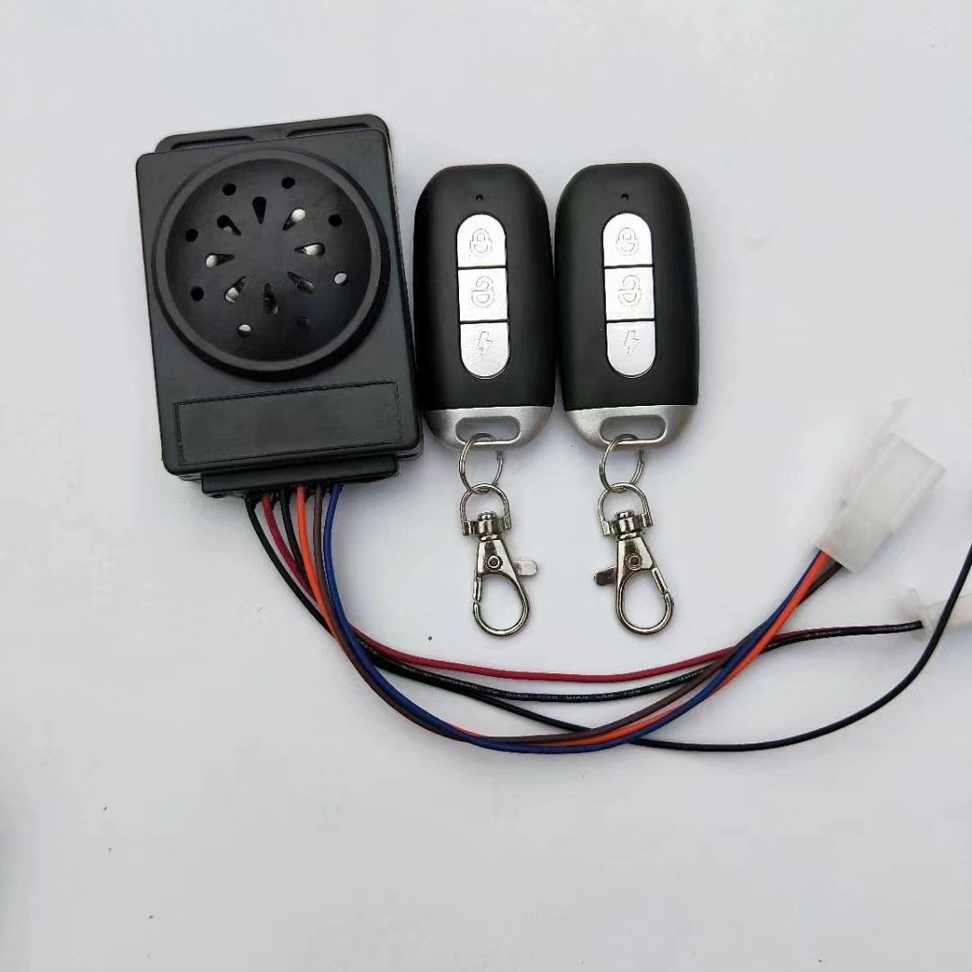 Electric tricycle anti-theft alarm battery 48V60V72V remote start lock motor one-key start