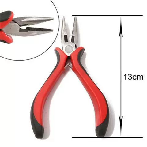 手工工具DIY迷你尖嘴钳子有现货弯圆扁咀顶切珠宝钳小钳子长嘴