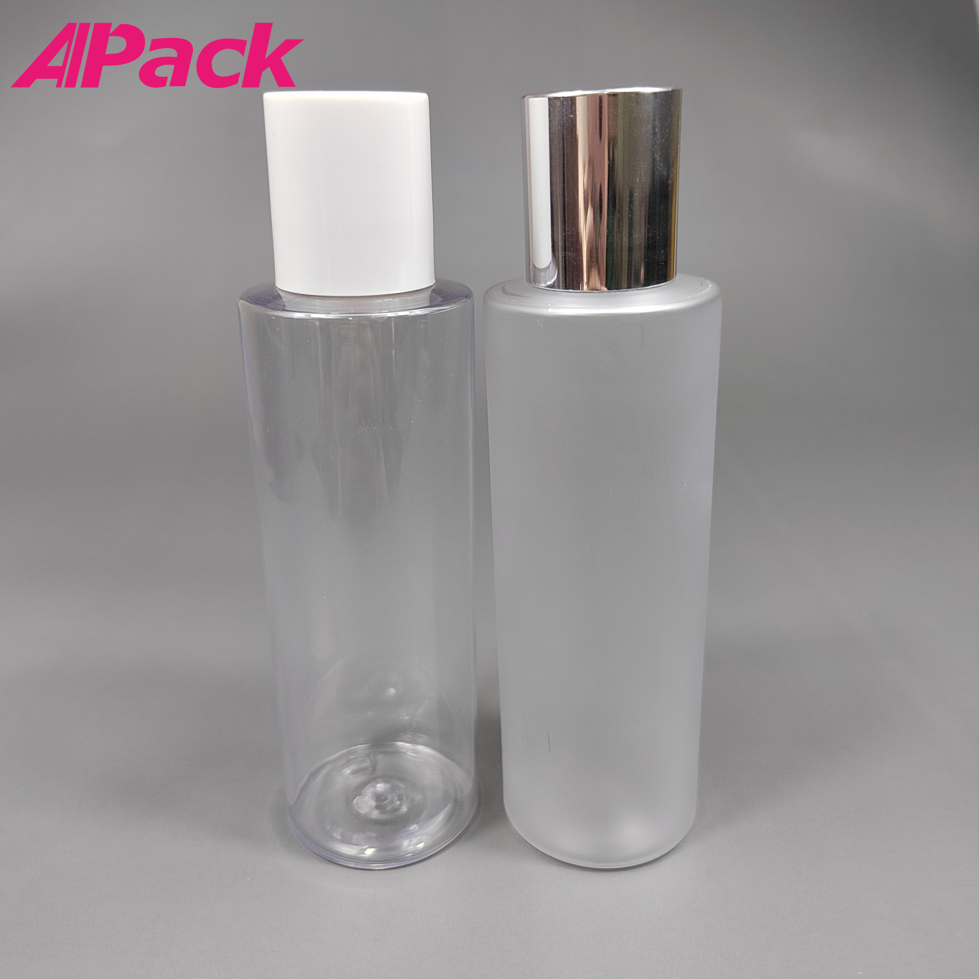 高端拧盖翻盖一体盖100mlPET爽肤水瓶乳液瓶卸妆水化妆品瓶子包材