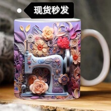 �羳�¿��մ�3D sewing painted mug ����3D���g�R�˱��}�Q���Y��