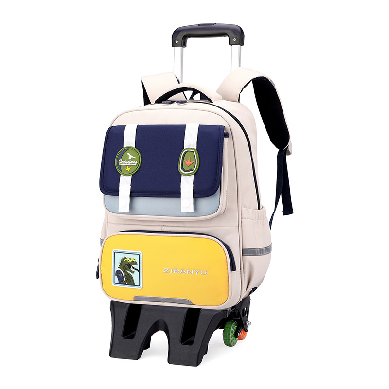 Nuevo pez natural para estudiantes de primaria, estudiantes de secundaria, bolsas de seis ruedas, escaleras de grado 234, niñas