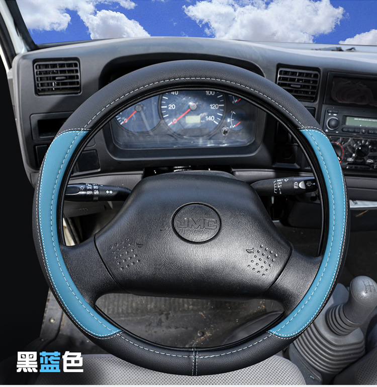 Crane steering wheel cover 40 42 45 47cm crane truck bus bus handle cover four seasons leather