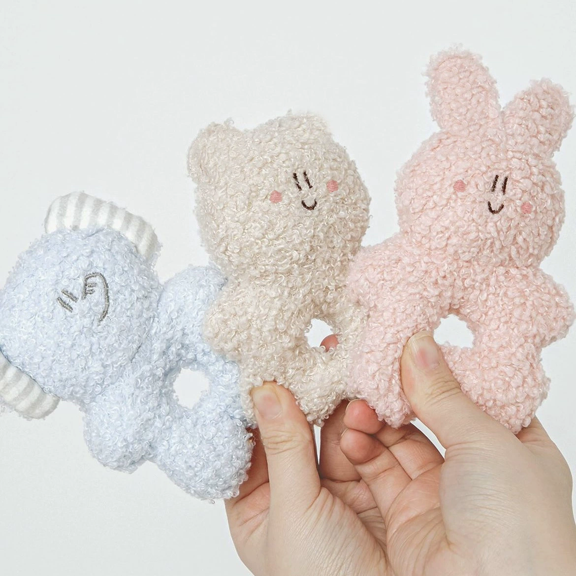 Beanbag Plush Toy, Korean Style Interactive Pet Rattle — Biteable, 9×11 cm