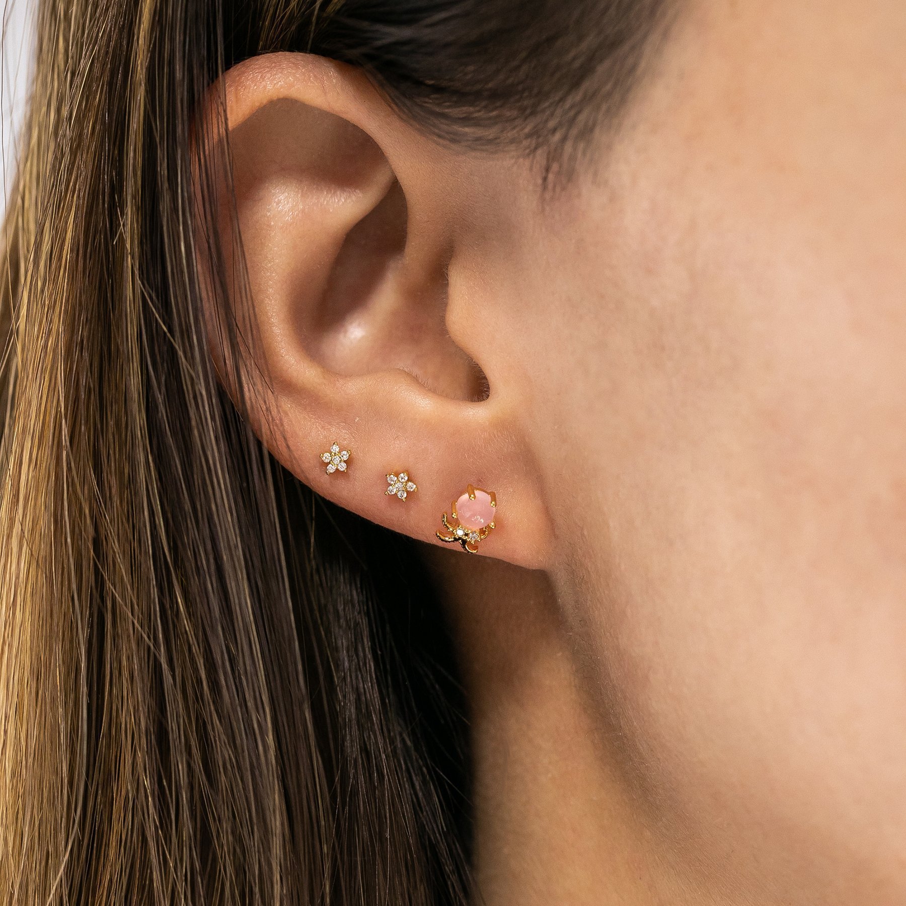 4g Weight Zinc Alloy Ear Needle Material Rhinestones Inlay Material Ear Studs Classification 1 Pair Quantity Travel, Daily Occasion Alloy Material Animal, Fruit, Starfish Pattern Women's Gender Inlay Design Cute Style 1 Pair Cute Animal Fruit Starfish Inlay Alloy Rhinestones Ear Studs 12