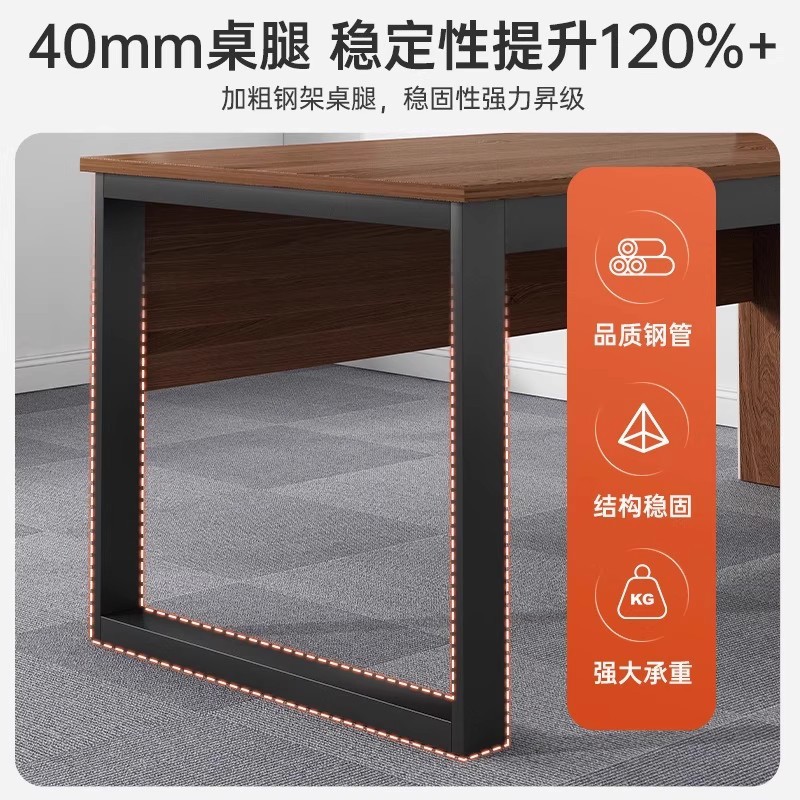 Mesa de personal de doble estación de trabajo mesa y silla combinada pantalla estación de trabajo mesa de computadora simple mesa de oficina moderna