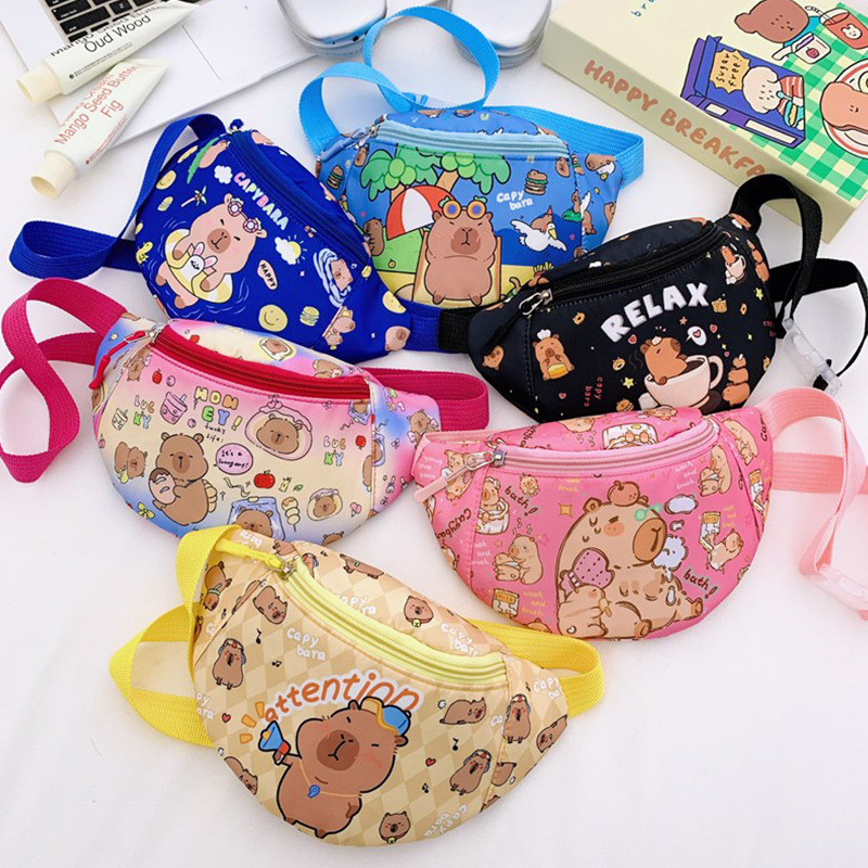 Bolso lindo para niña bolso de mensajero para niños de dibujos animados bolso de hombro para niña de estilo occidental salvaje bolso de pecho para niño al aire libre transfronterizo