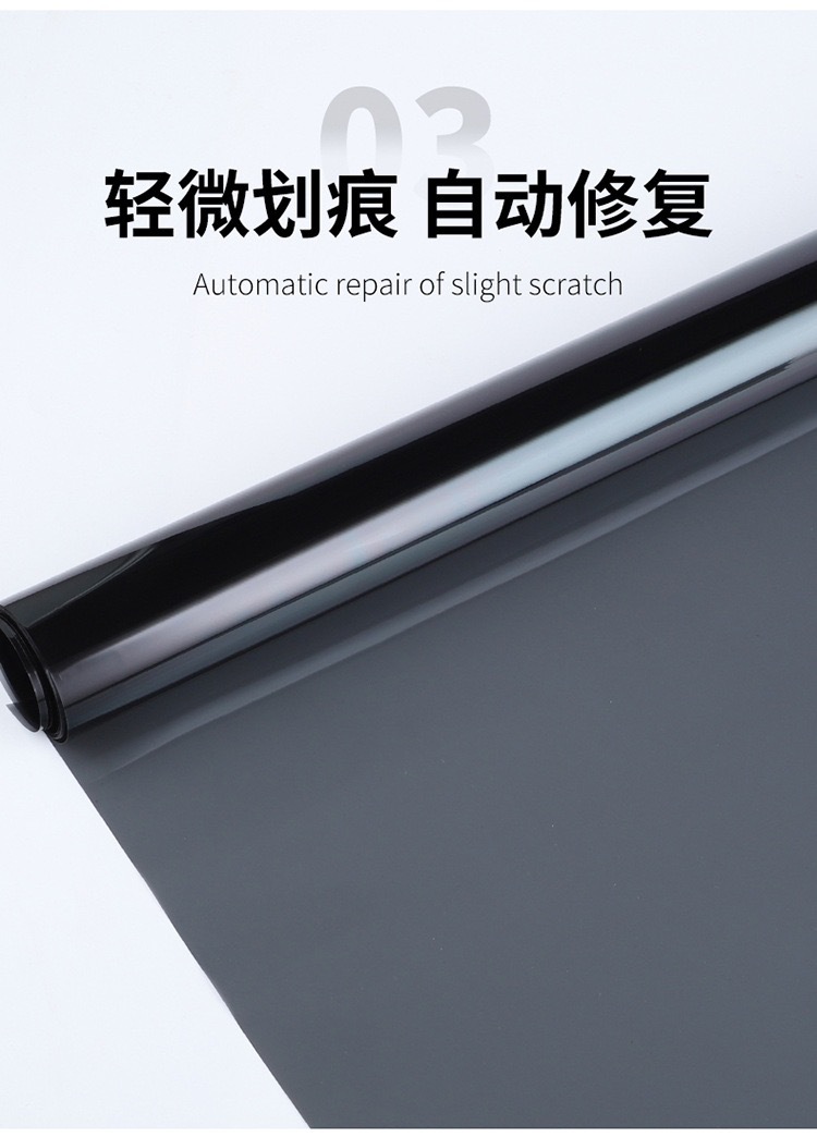 Specialized Foreign Trade Automotive Glass Solar Film, Explosion-Proof, Sun-Blocking, Heat-Insulating Film, Car Window Film, Anti-Abrasion Black Film, Heat-Insulating and Sun-Blocking