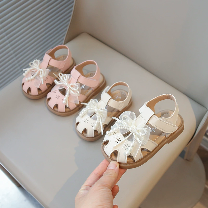 Туфли принцессы для девочек, нескользящая пляжная обувь на мягкой подошве, новая обувь для маленьких девочек, детская обувь, детская обувь для малышей