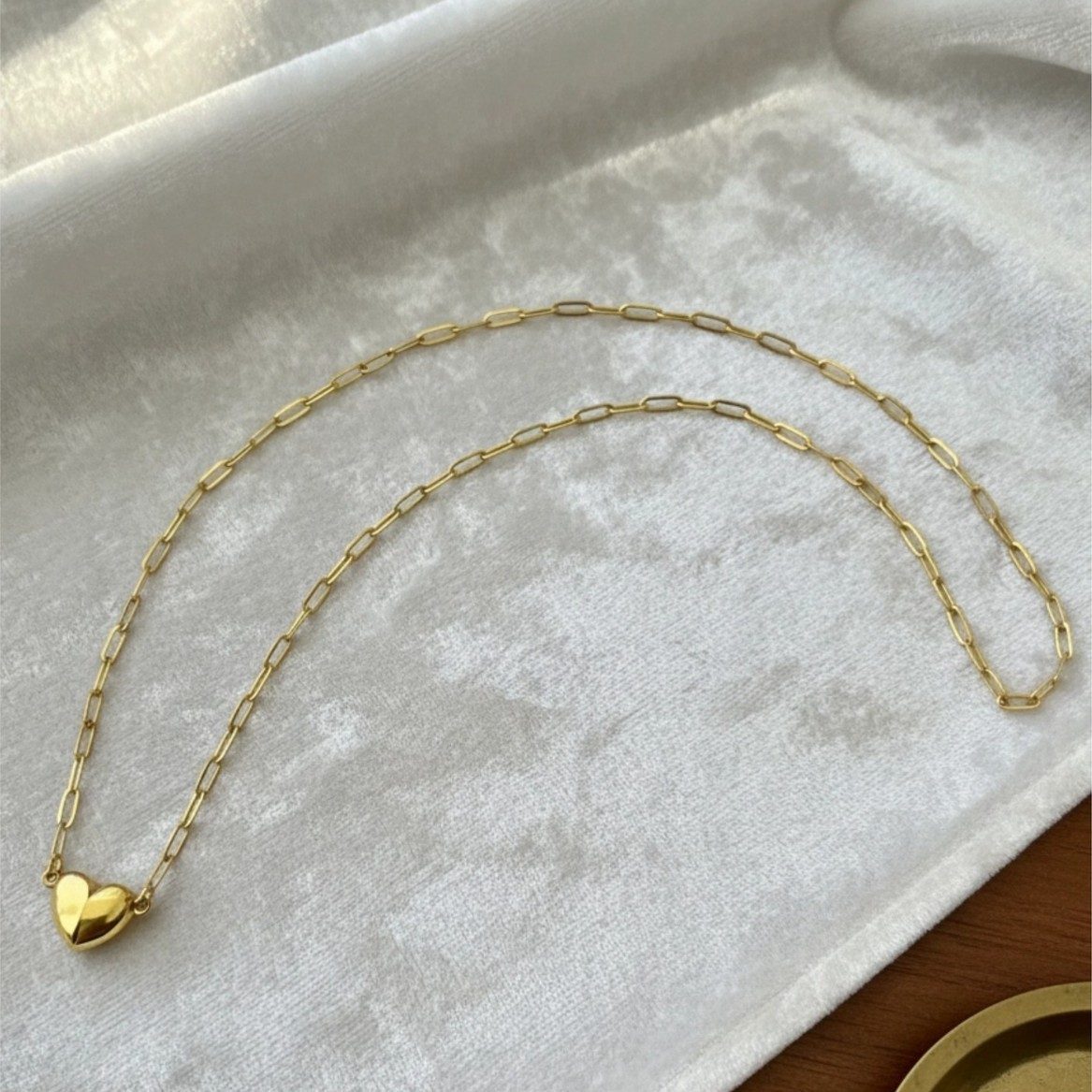 Heart Magnet Pendant Necklace For Women Stainless Steel Chain_voghion.com