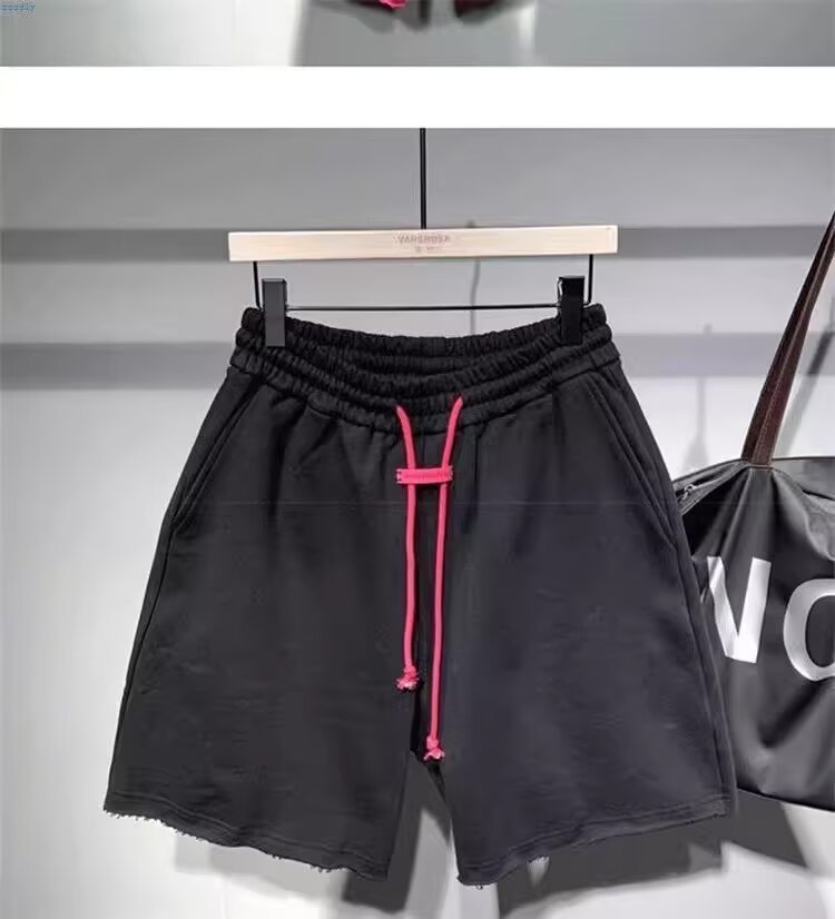 Youth Fashion Mid-Calf Drawstring Shorts Loose Fit 5-Pocket Casual Athletic Teen Boys Summer Streetwear_viptrois.com