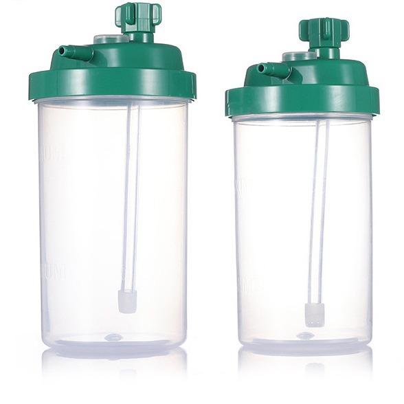 Oxygen humidification bottle 250ml 500ml oxygen inhalation accessory medical oxygen supply system oxygen inhaler