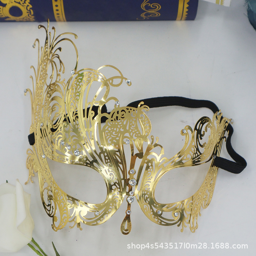Amazon máscaras de metal calientes, máscaras de hierro forjado, máscaras de alta calidad, máscaras de fiesta de mascaras