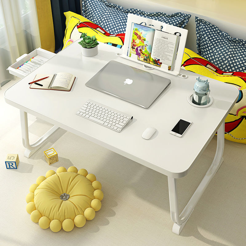 Bedside small table laptop desk student study desk foldable simple desk lazy people household writing desk
