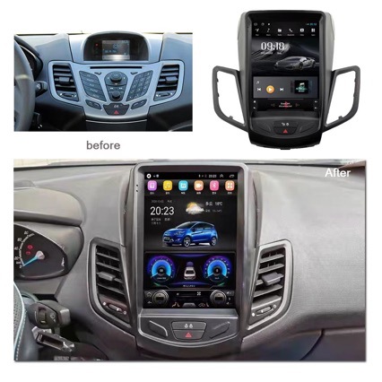 Suitable for 09-11 Ford Fiesta Vertical Screen Android Wifi Bluetooth Gps Reversing Image Navigator