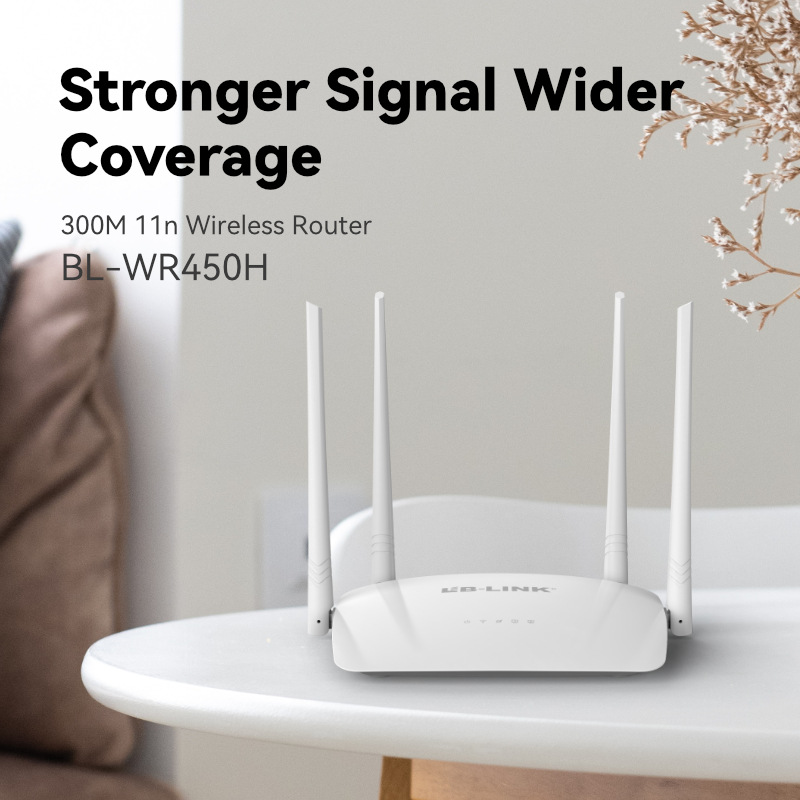 300M路由器高速智能Wireless Router无线WiFi家用路由厂家 WR450H-阿里巴巴