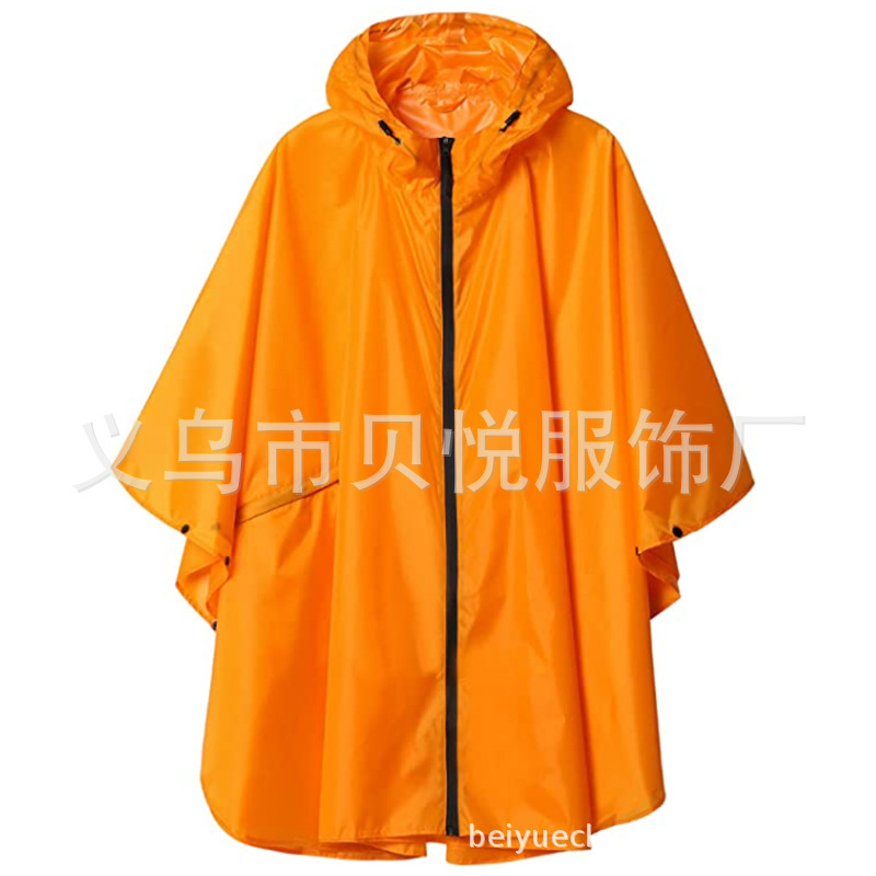 Poncho Impermeable Ligero Tipo Capa, Transpirable, para Ciclismo y Uso al Aire Libre image 36