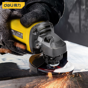 Deli tool DL681002B angle grinder angle grinder cutting machine grinder side switch 850W