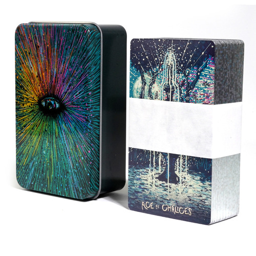 Tarot cards, hot stamping process, high-end iron box playing cards, wholesale cross-border products, Tarot Cards Deck